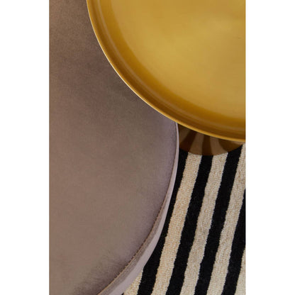 Chelsea Gold Round Side Table