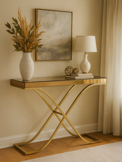 Vienna Townhouse Brown Console Table