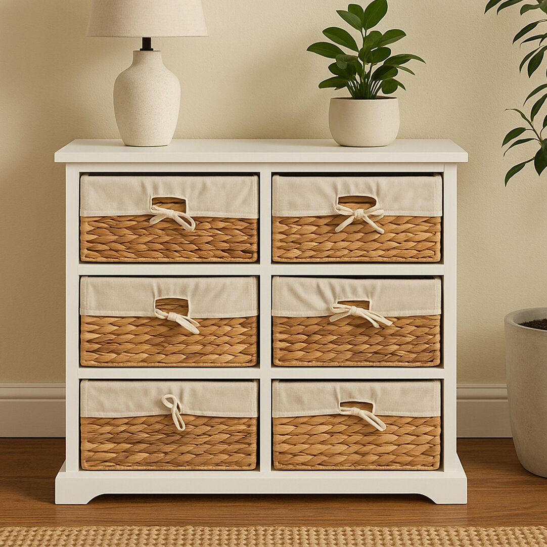 Siena 6 Seagrass Drawer Chest