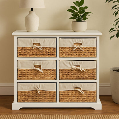 Siena 6 Seagrass Drawer Chest