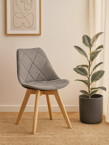 Richmond Grey Diamond Pattern Dining Chair