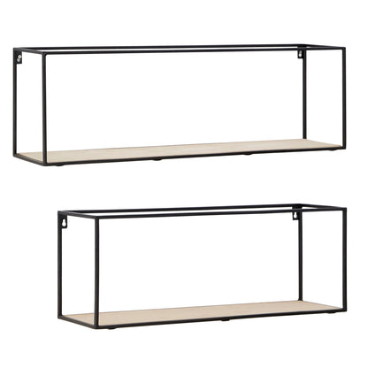 Broadway Set of 2 Cuboid Wall Shelf