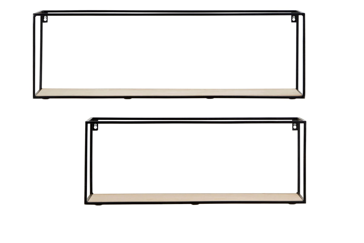Broadway Set of 2 Cuboid Wall Shelf