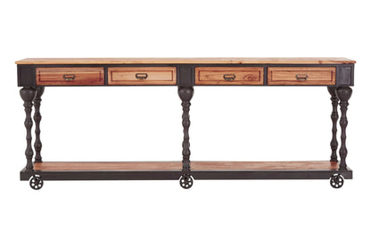 Belgravia 4 Drawers Console Table