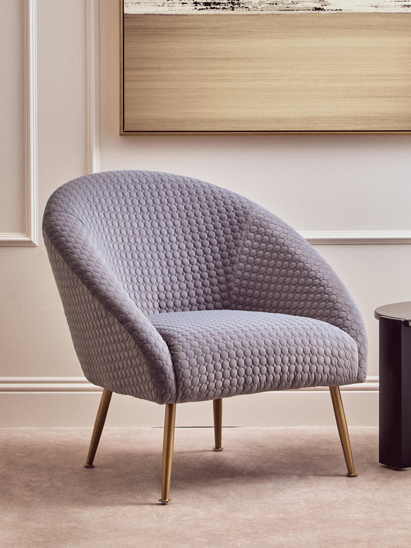 Lincoln Grey Occasional Chair