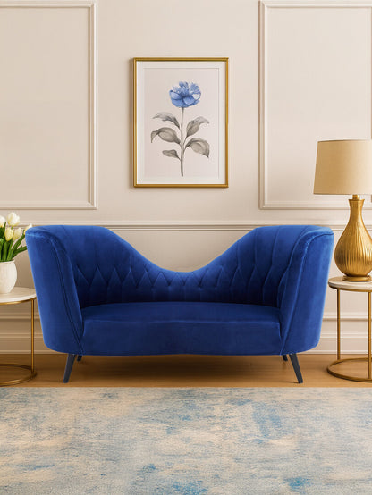 Belgravia Midnight Velvet Chaise
