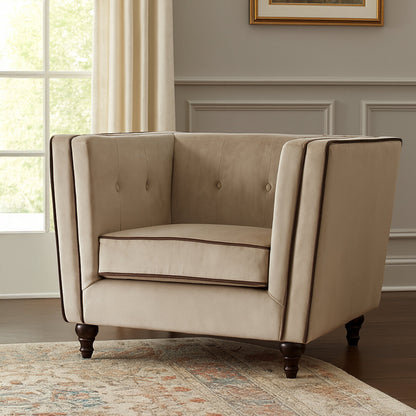 Notting Mink Velvet Chair