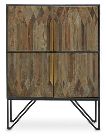 Malton Textured Recycled Wood Cabinet
