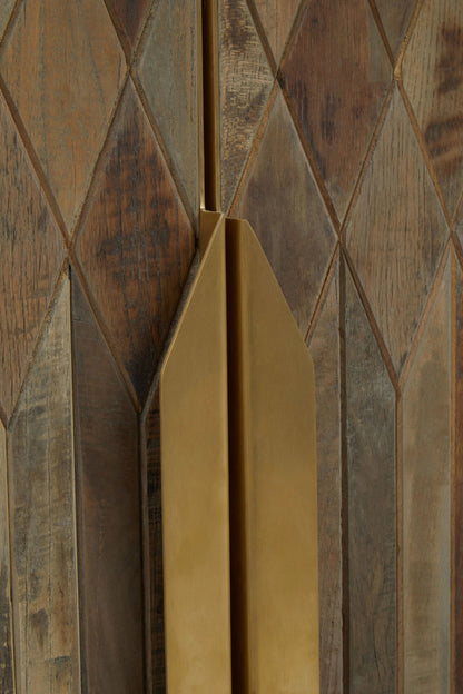 Malton Textured Recycled Wood Cabinet