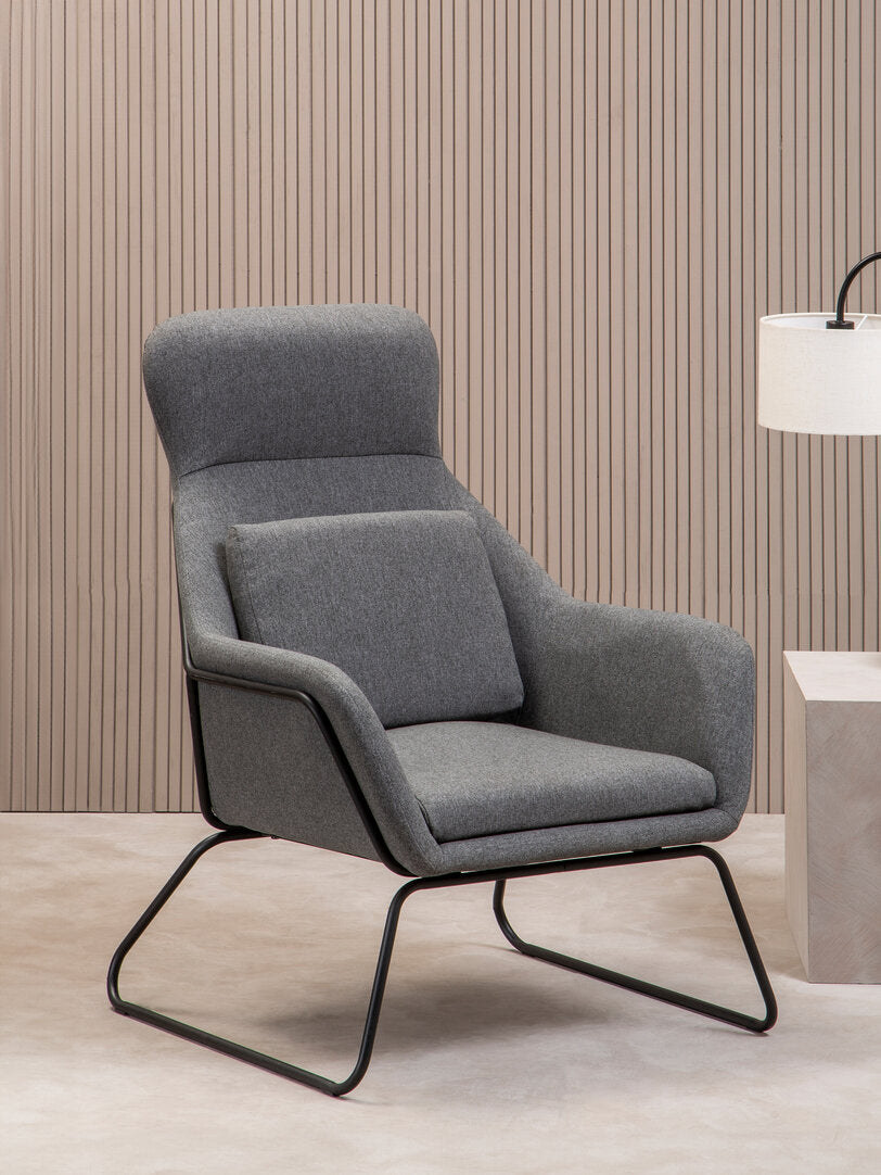 Richmond Grey Fabric Chair