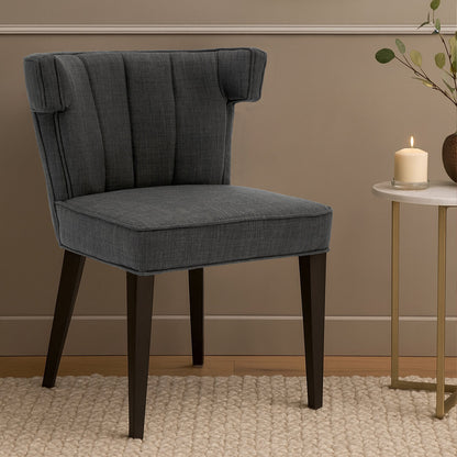 Amalfi Grey Polyester Dining Chair