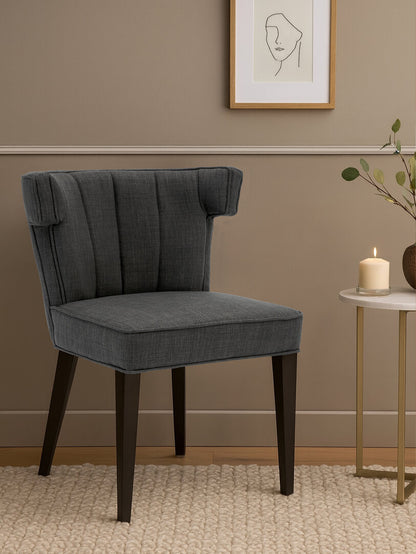 Amalfi Grey Polyester Dining Chair