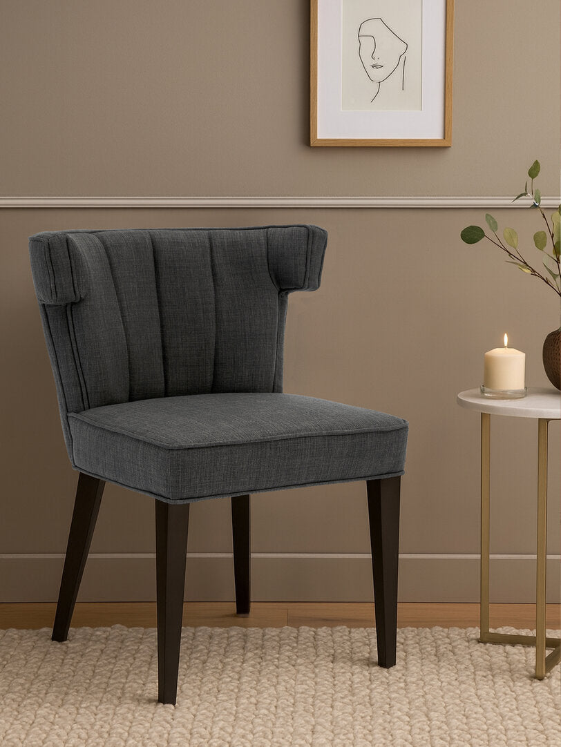 Amalfi Grey Polyester Dining Chair