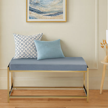 Aurora Gold And Powder Blue Bench