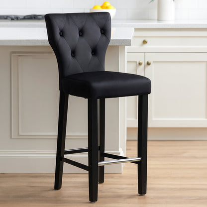 Loxley Black Bar Stool