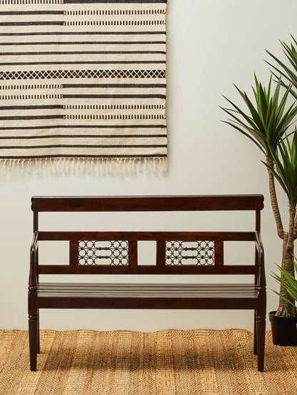 Brooklyn Dark Sheesham Wood Bench