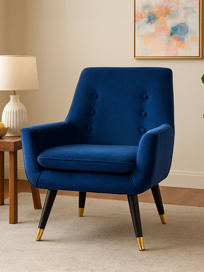 Brighton Midnight Velvet Armchair