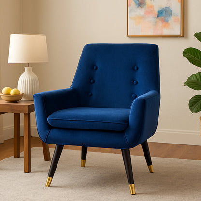 Brighton Midnight Velvet Armchair