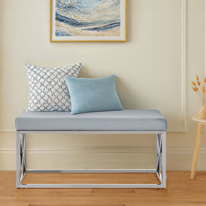 Aurora Powder Blue Bench