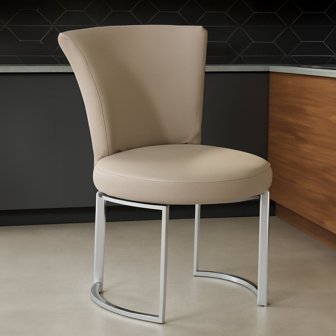 Notting Grey Faux Leather Dining Chair