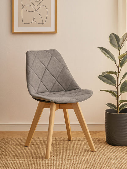 Richmond Grey Diamond Pattern Dining Chair