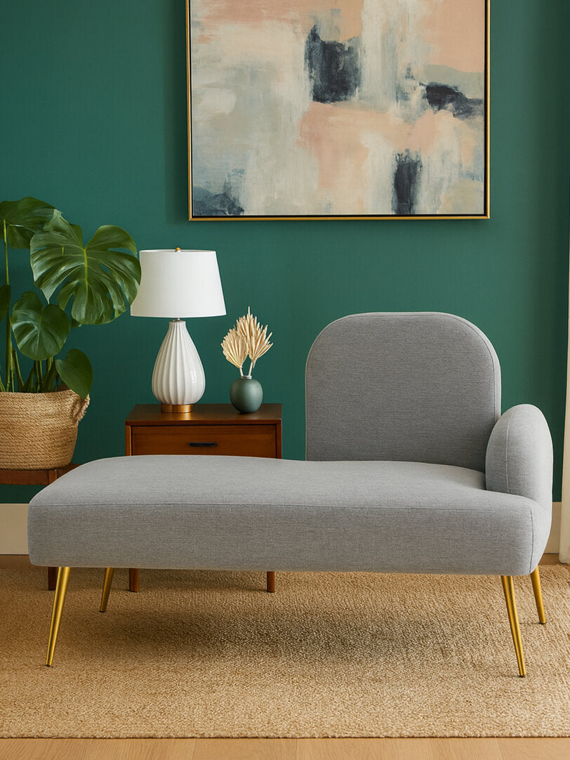 Belgravia Grey Right Hand Chaise Longue