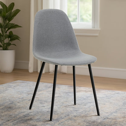 Sorrento Mink Fabric Dining Chair