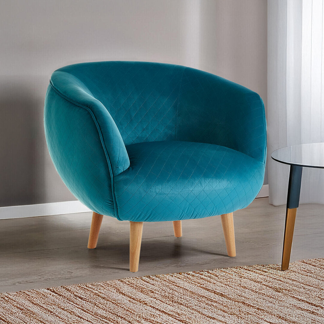 Chelsea Teal Fabric Chair