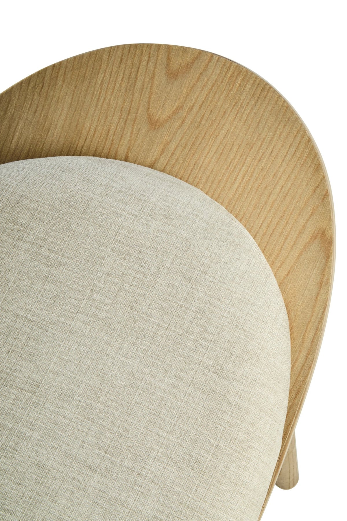 Harrogate Fabric and Washed Elm Wood Chair #colour_beige