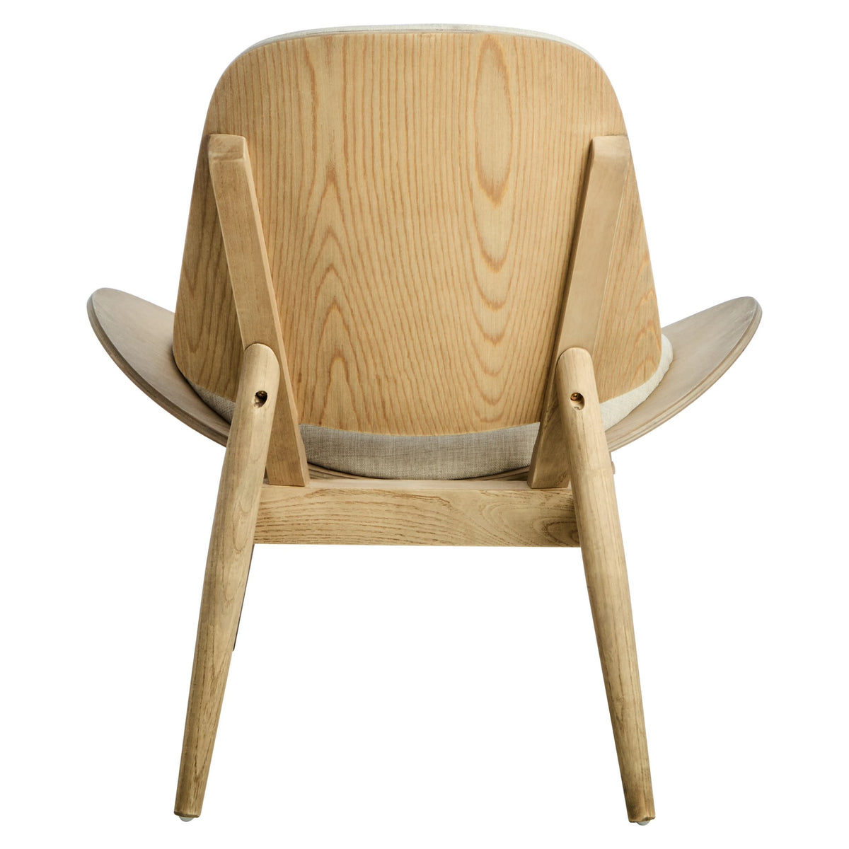 Harrogate Fabric and Washed Elm Wood Chair 