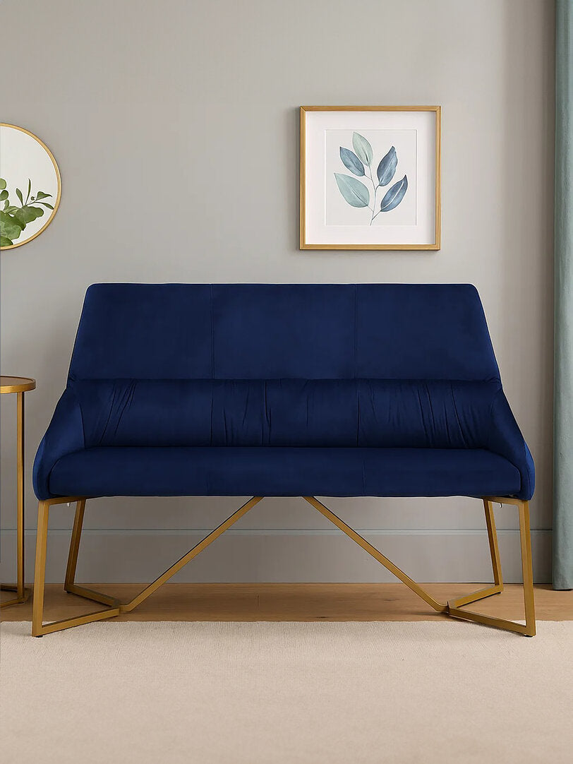 Carlton Midnight Velvet Bench