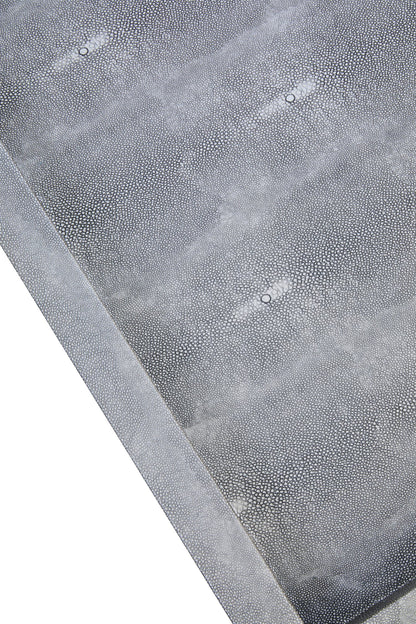 Ashbourne Grey Shagreen Effect Tray Coffee Table