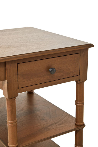 Savoy One Drawer Natural Wooden Desk