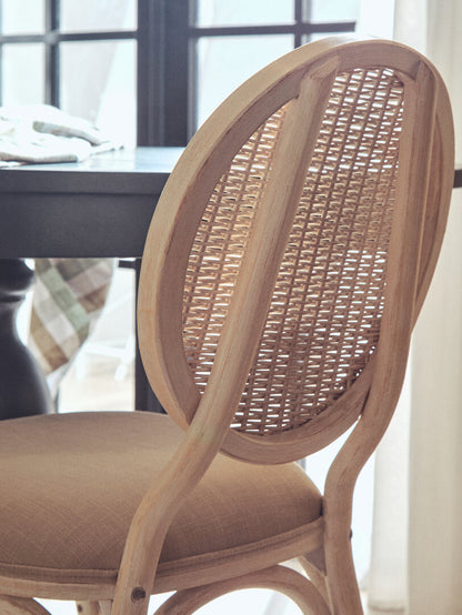 Stirling White Wash Elm Wood Dining Chair