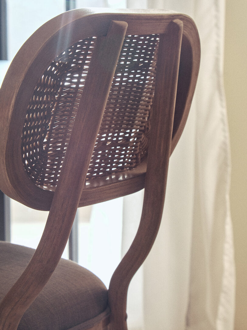 Stirling Grey Wash Elm Wood Dining Chair