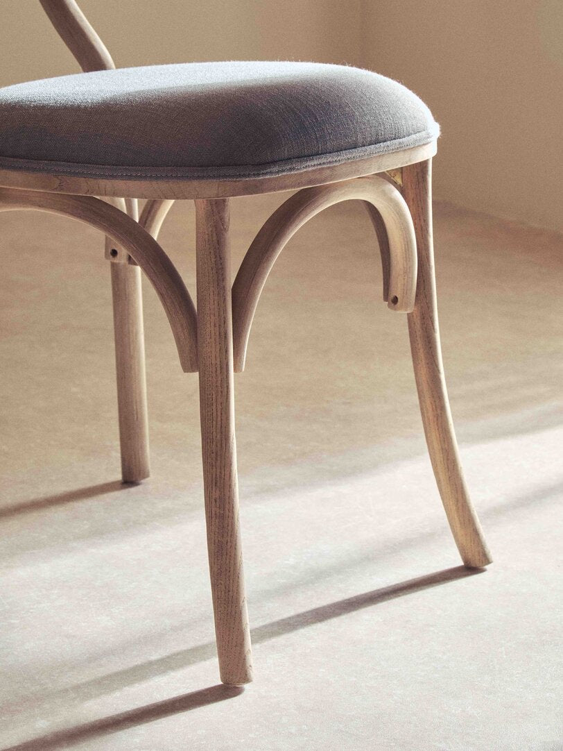 Stirling Grey Wash Elm Wood Dining Chair