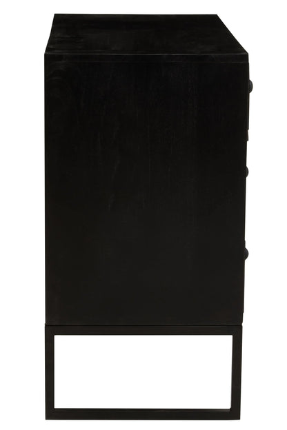 Porto Three Drawer Chest with Bone Inlay