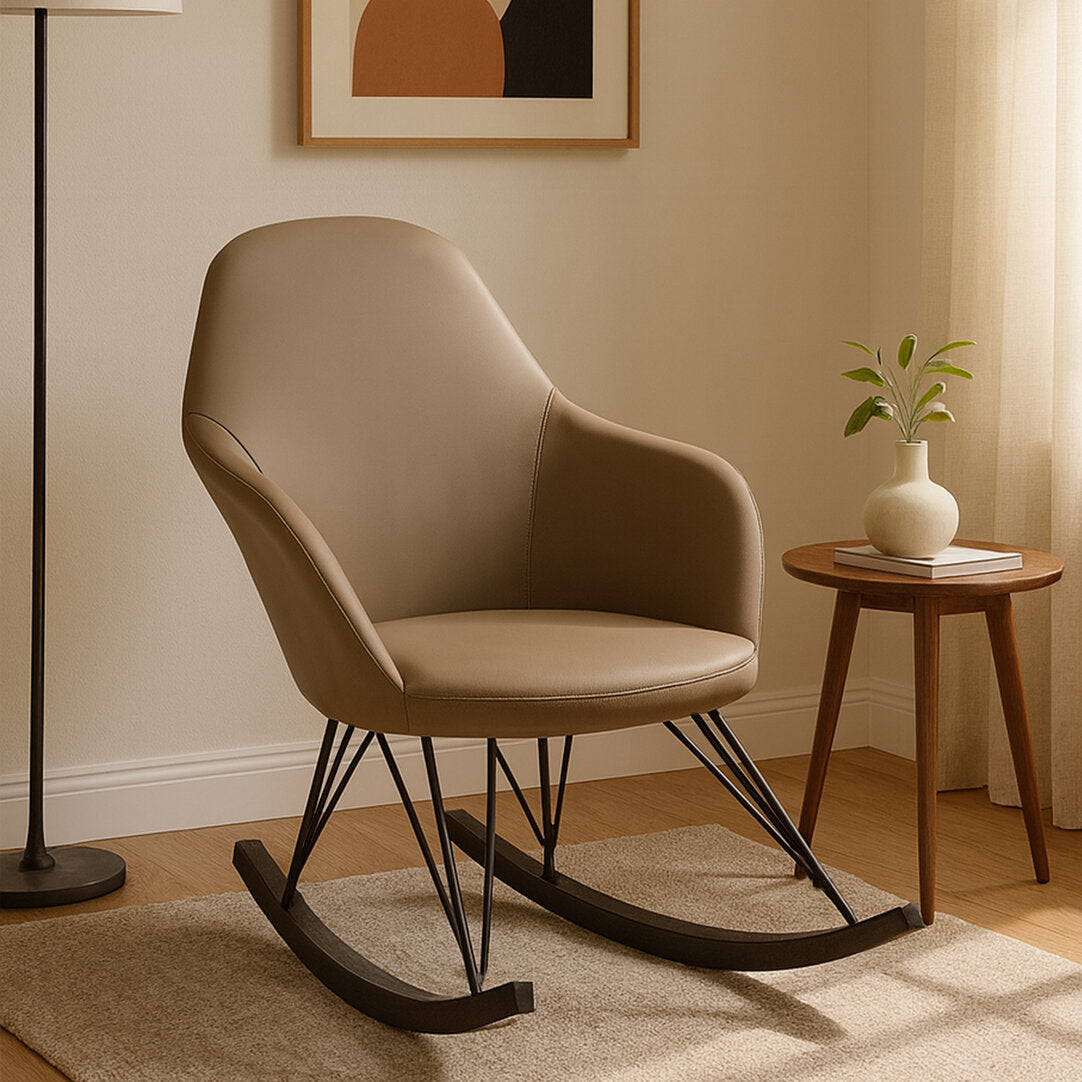 Penzance Light Grey Rocking Chair