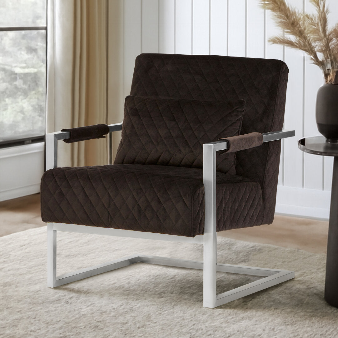Mayfair Black Fabric Armchair