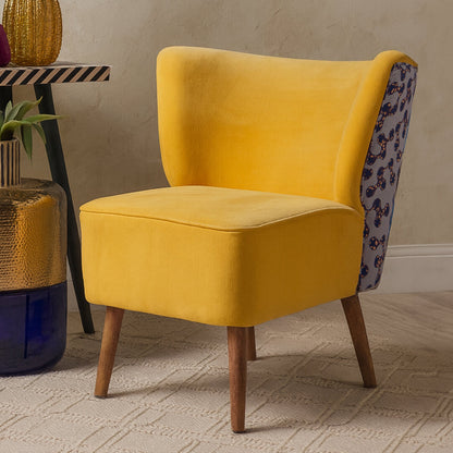Granada Yellow Print Chair