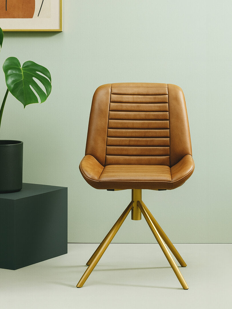 Verona Brown Leather Chair