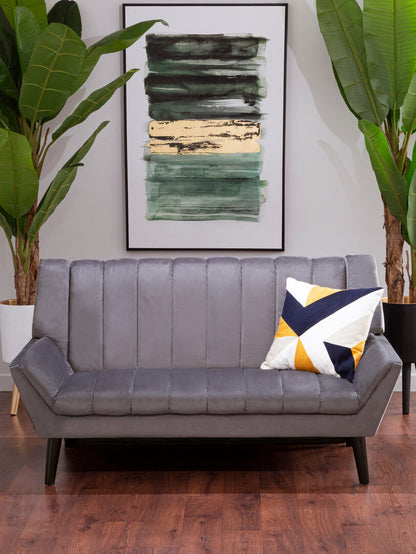 Naples 2 Seat Grey Sofa