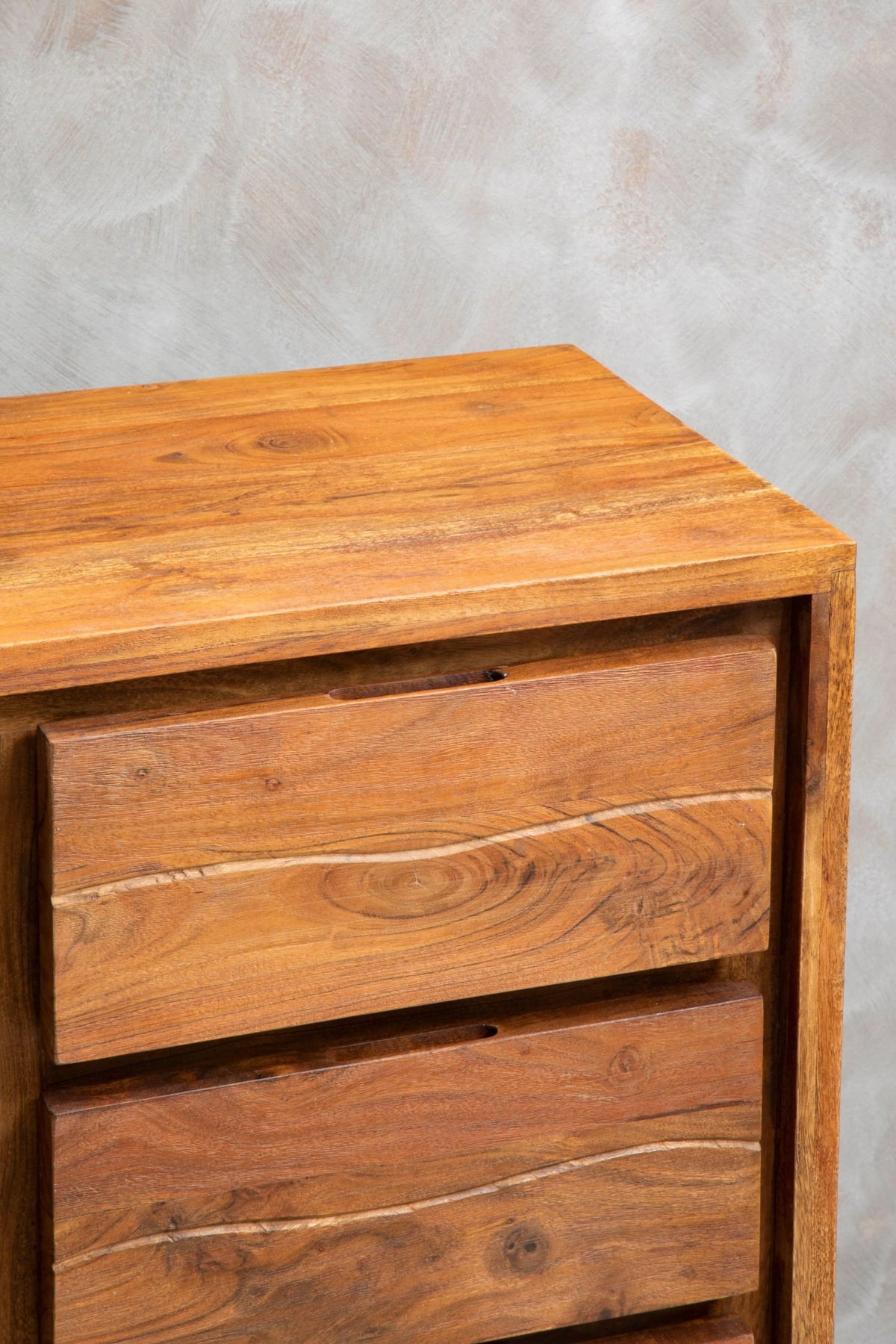 Oxford Acacia Wood 1 Door and 3 Drawers Sideboard