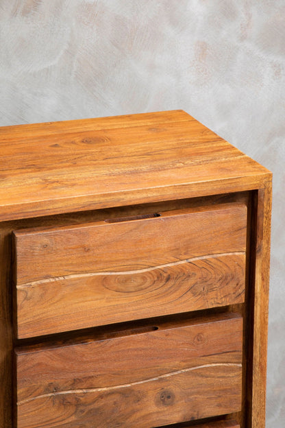 Oxford Acacia Wood 1 Door and 3 Drawers Sideboard
