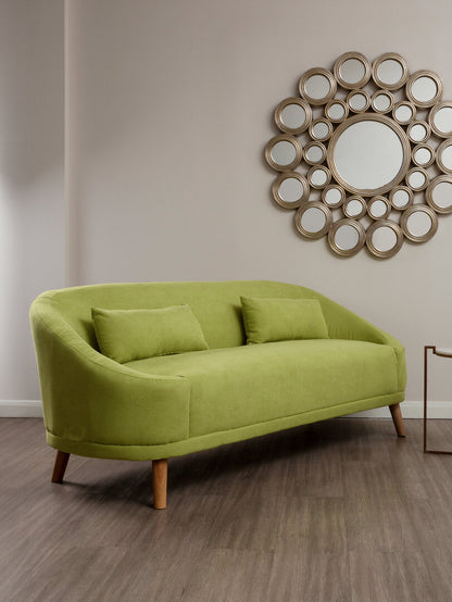 Bristol Green Linen Sofa