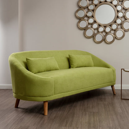 Bristol Green Linen Sofa