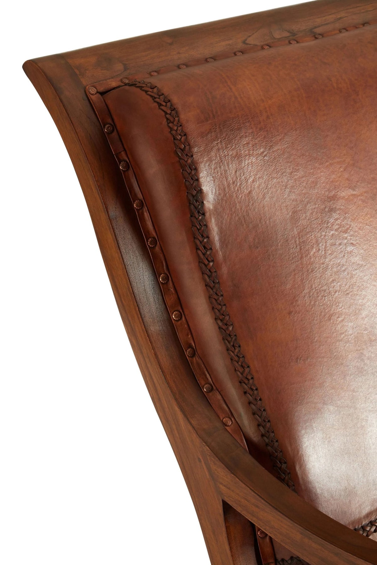Carlton Leather Lounge Chair with Footstool 