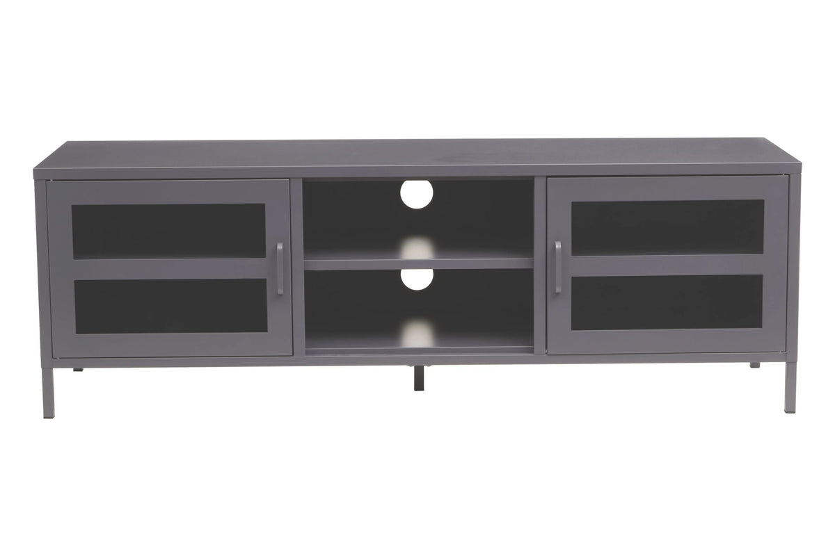 Cambridge Two Door Metal Media Unit 