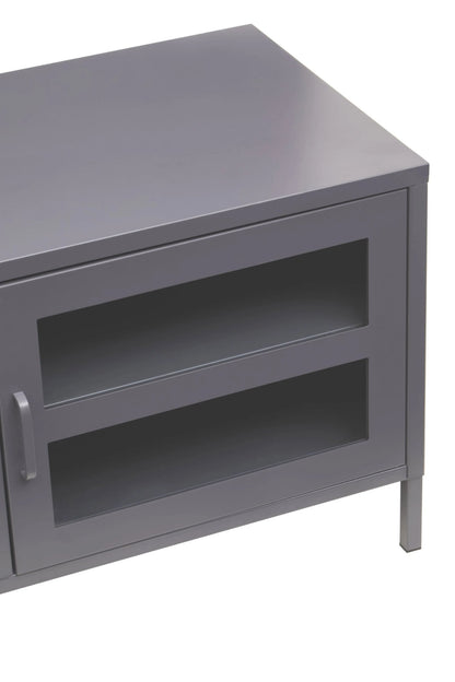 Cambridge Two Door Metal Media Unit 