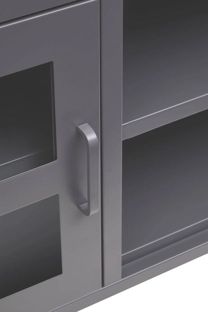 Cambridge Two Door Metal Media Unit 